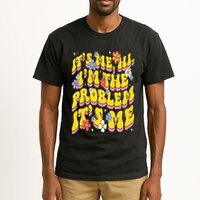 Retro Groovy Its Me Hi I'm The Problem Tall T-Shirt