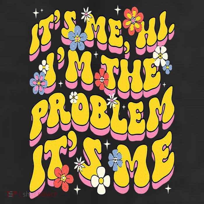 Retro Groovy Its Me Hi I'm The Problem Adult Drive Performance Visor