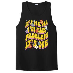 Retro Groovy Its Me Hi I'm The Problem PosiCharge Competitor Tank