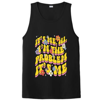 Retro Groovy Its Me Hi I'm The Problem PosiCharge Competitor Tank