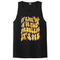 Retro Groovy Its Me Hi I'm The Problem PosiCharge Competitor Tank