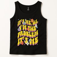 Retro Groovy Its Me Hi I'm The Problem Tank Top