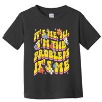 Retro Groovy Its Me Hi I'm The Problem Toddler T-Shirt