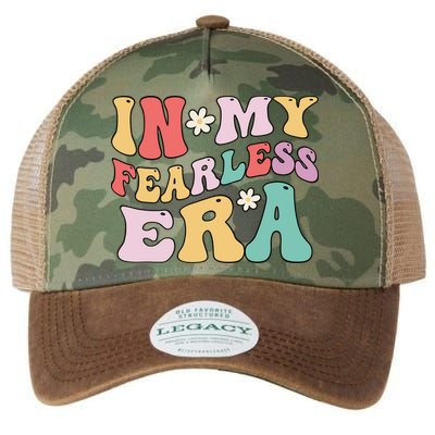 Retro Groovy In My Fearless Era Vintage Legacy Tie Dye Trucker Hat