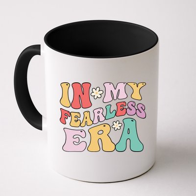 Retro Groovy In My Fearless Era Vintage Mug