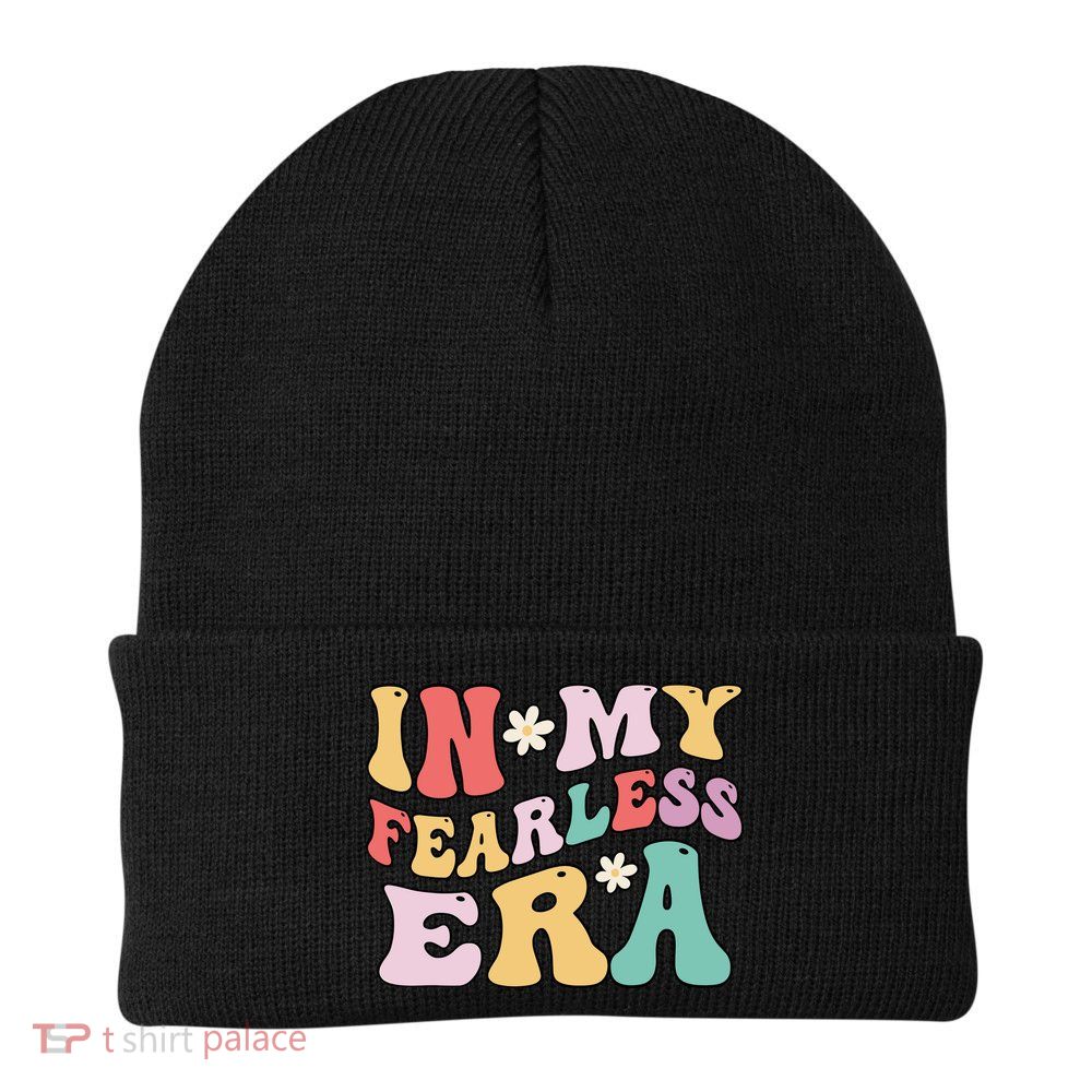 Retro Groovy In My Fearless Era Vintage Beanie