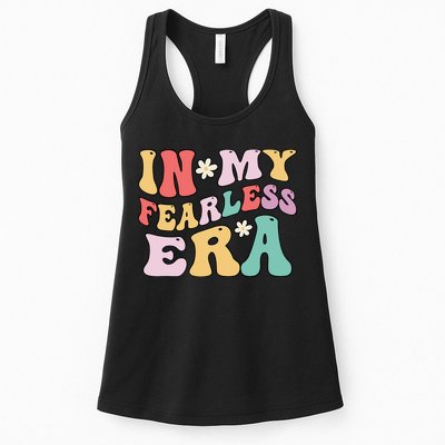 Retro Groovy In My Fearless Era Vintage Womens Tank Top