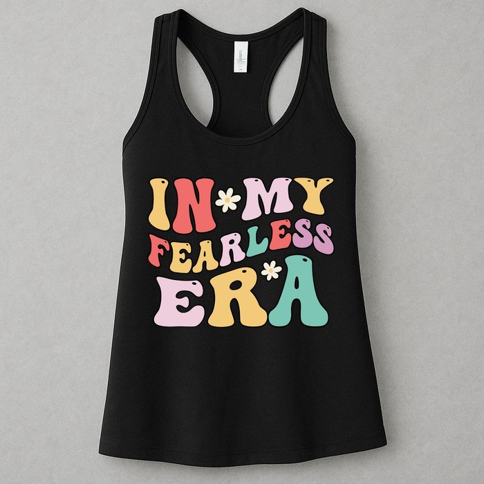 Retro Groovy In My Fearless Era Vintage Womens Tank Top