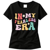 Retro Groovy In My Fearless Era Vintage Womens T-Shirt