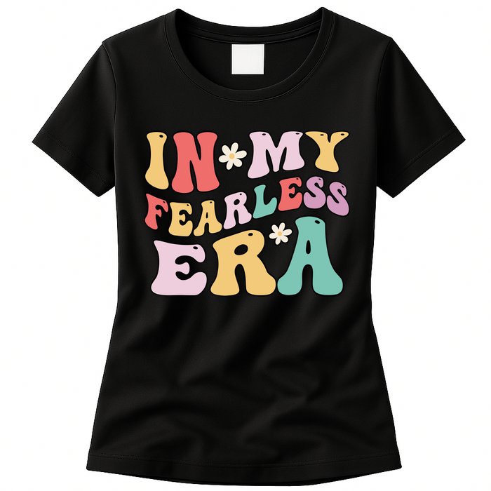 Retro Groovy In My Fearless Era Vintage Womens T-Shirt