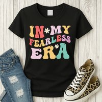 Retro Groovy In My Fearless Era Vintage Womens T-Shirt
