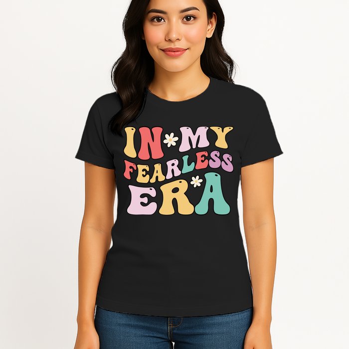 Retro Groovy In My Fearless Era Vintage Womens T-Shirt