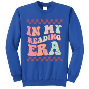 Retro Groovy In My Reading Era Book Lovers Book Reader Gift Sweatshirt