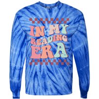 Retro Groovy In My Reading Era Book Lovers Book Reader Gift Tie-Dye Long Sleeve Shirt