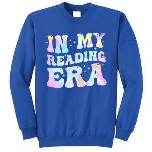 Retro Groovy In My Reading Era Book Lovers Book Reader Gift Sweatshirt