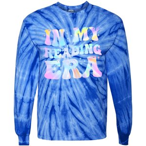 Retro Groovy In My Reading Era Book Lovers Book Reader Gift Tie-Dye Long Sleeve Shirt