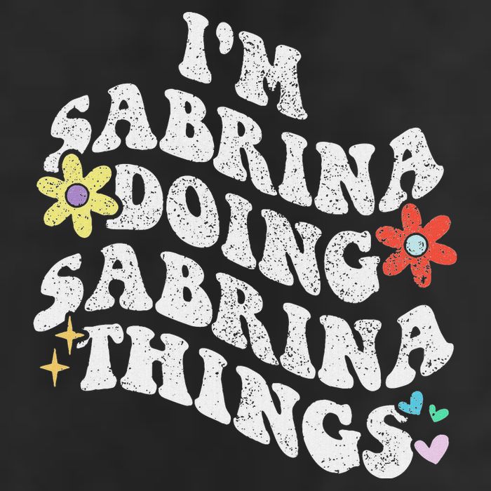 Retro Groovy Im Sabrina Doing Sabrina Things Funny MotherS 7 Panel Mesh Trucker Snapback Hat