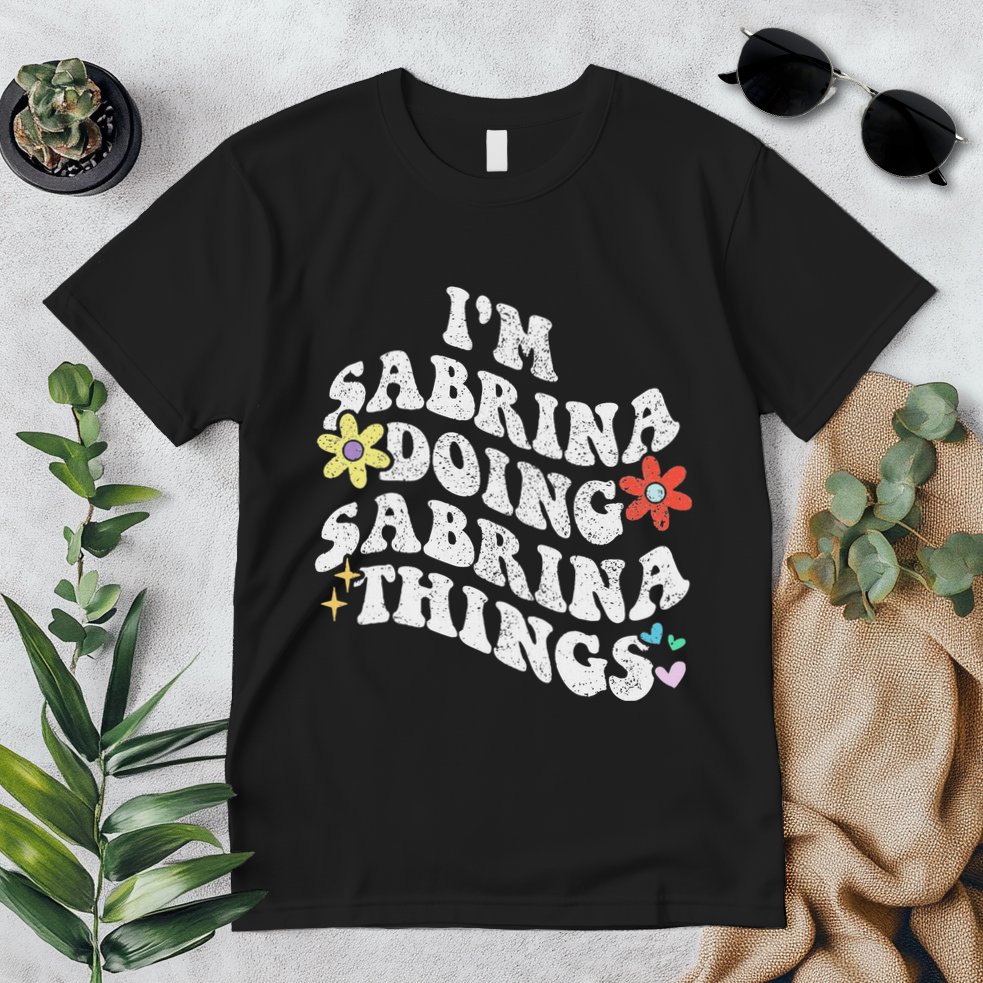 Retro Groovy Im Sabrina Doing Sabrina Things Funny MotherS Premium T-Shirt