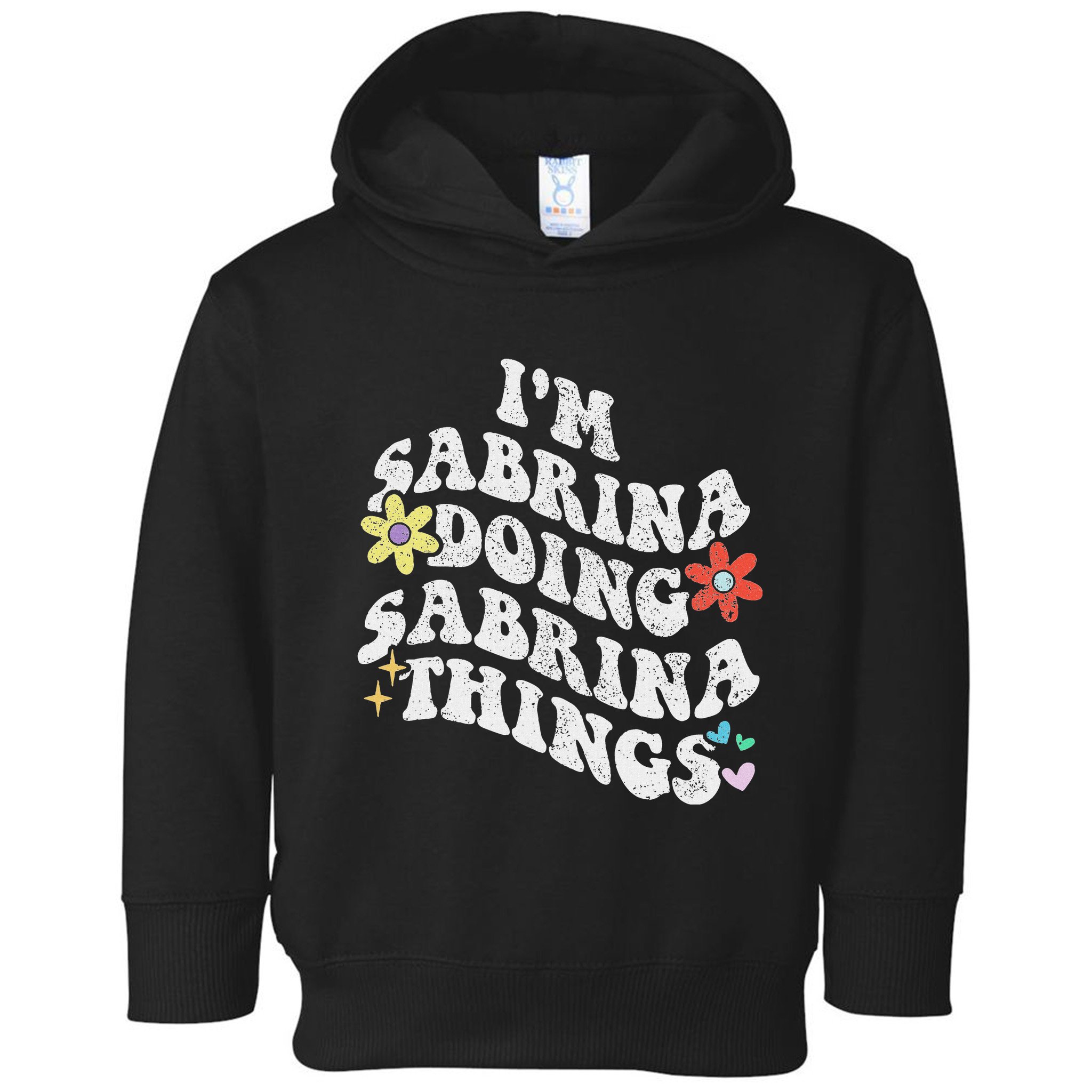 Retro Groovy Im Sabrina Doing Sabrina Things Funny MotherS Toddler Hoodie