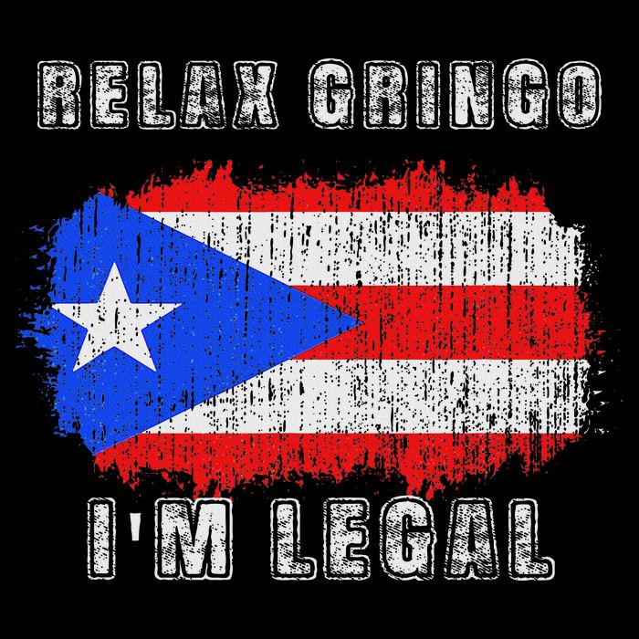 Relax Gringo Im Legal Puerto Rican Funny Puerto Rico Pr Flag Impact Tech Backpack