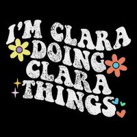Retro Groovy Im Clara Doing Clara Things Funny Mother's Day Tall T-Shirt