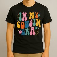 Retro Groovy In My Cousin Era, Funny Cool Cousin T-Shirt