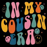 Retro Groovy In My Cousin Era, Funny Cool Cousin T-Shirt