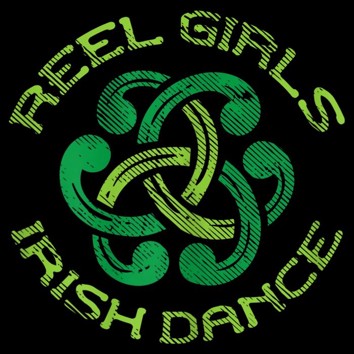 Reel Girl Irish Dance St Patricks Day Ceili Dancer Girl Drawstring Bag