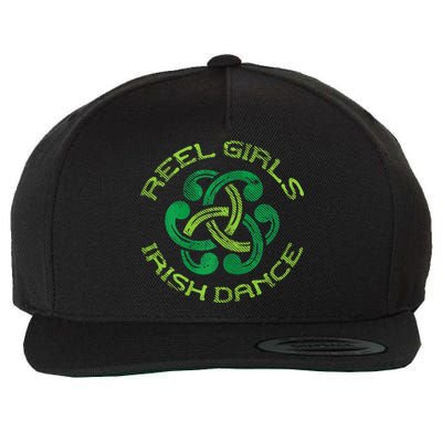 Reel Girl Irish Dance St Patricks Day Ceili Dancer Girl Wool Snapback Cap