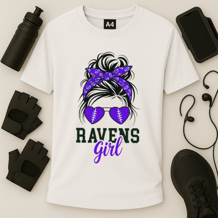 R.A.V.E.N.S Girl Just A Girl Who Loves Cooling Performance Crew T-Shirt