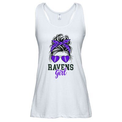 R.A.V.E.N.S Girl Just A Girl Who Loves Ladies Essential Flowy Tank