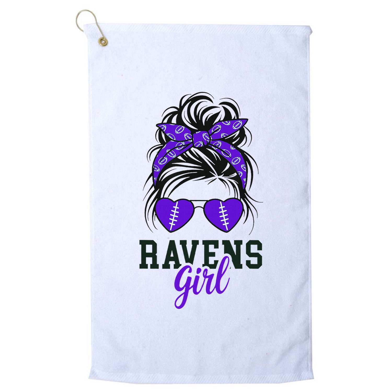 R.A.V.E.N.S Girl Just A Girl Who Loves Golf Towel