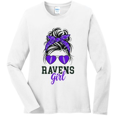 R.A.V.E.N.S Girl Just A Girl Who Loves Ladies Long Sleeve Shirt