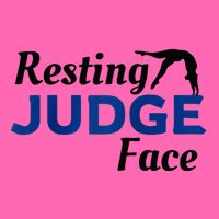 Resting Gymnastics Judge Face Raglan Baseball Stripe Pom Pom Beanie