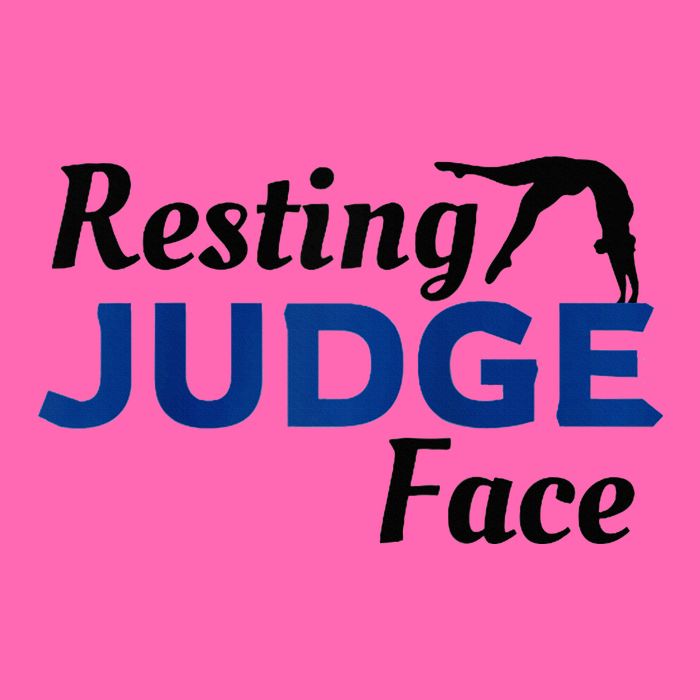 Resting Gymnastics Judge Face Raglan Baseball Stripe Pom Pom Beanie