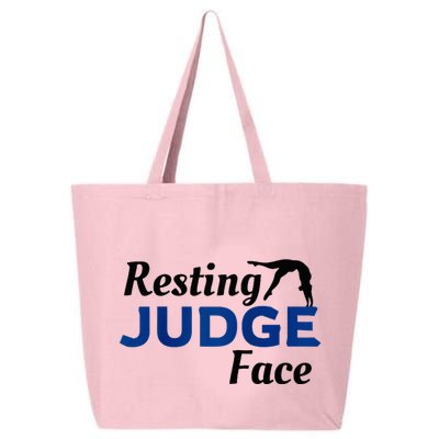 Resting Gymnastics Judge Face Raglan Baseball 25L Jumbo Tote