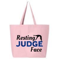 Resting Gymnastics Judge Face Raglan Baseball 25L Jumbo Tote