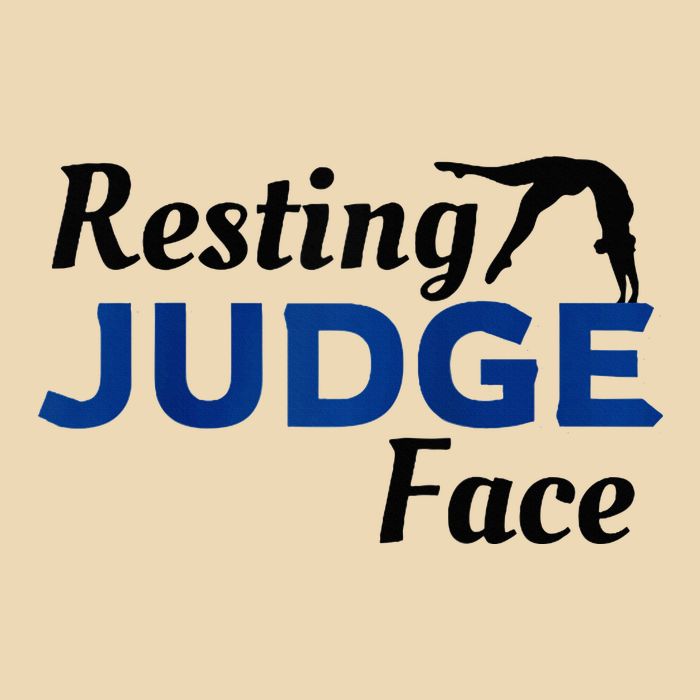 Resting Gymnastics Judge Face Raglan Baseball Zip Tote Bag