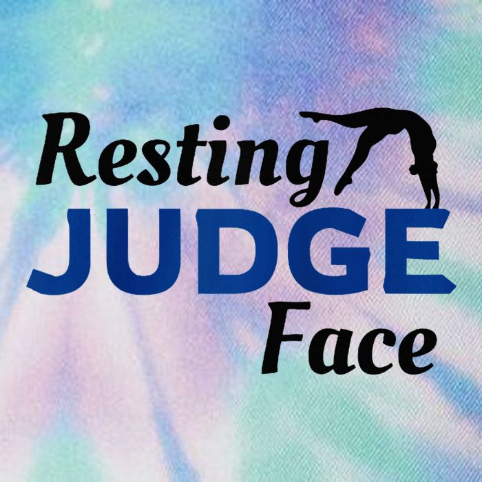 Resting Gymnastics Judge Face Raglan Baseball Legacy Tie Dye Trucker Hat