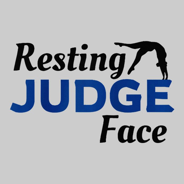 Resting Gymnastics Judge Face Raglan Baseball Tie-Dye T-Shirt