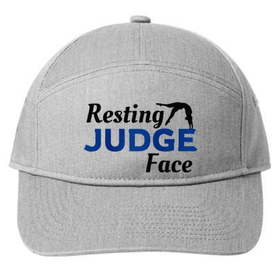 Resting Gymnastics Judge Face Raglan Baseball 7-Panel Snapback Hat