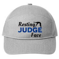 Resting Gymnastics Judge Face Raglan Baseball 7-Panel Snapback Hat