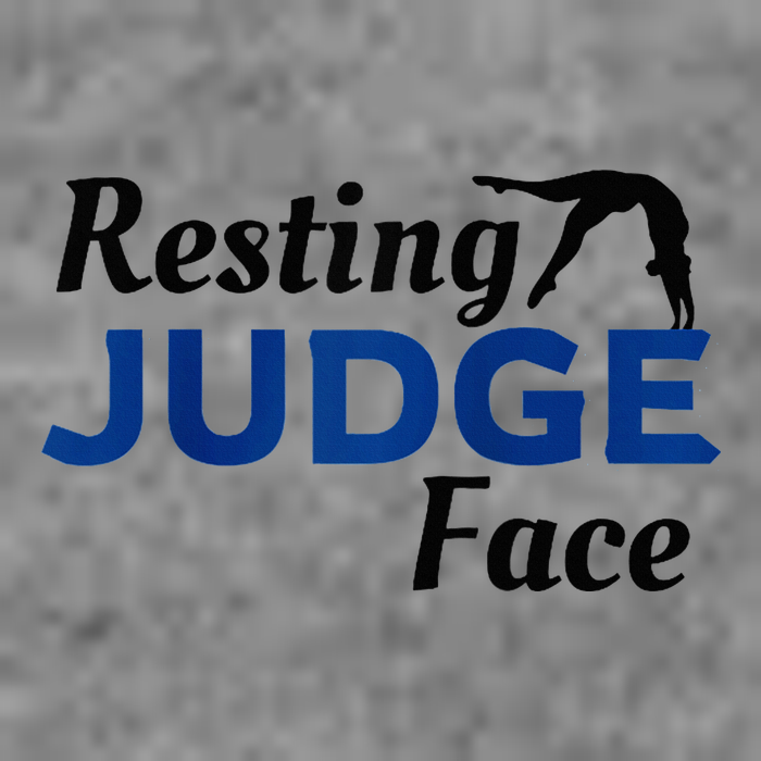 Resting Gymnastics Judge Face Raglan Baseball 7-Panel Snapback Hat
