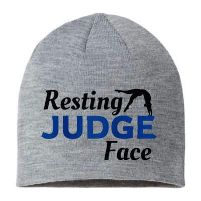 Resting Gymnastics Judge Face Raglan Baseball Sustainable Beanie