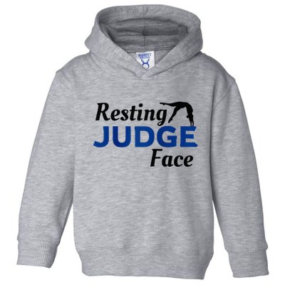 Resting Gymnastics Judge Face Raglan Baseball Toddler Hoodie