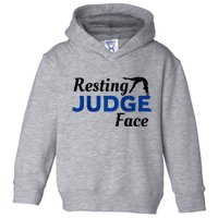 Resting Gymnastics Judge Face Raglan Baseball Toddler Hoodie