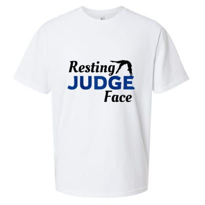 Resting Gymnastics Judge Face Raglan Baseball Sueded Cloud Jersey T-Shirt