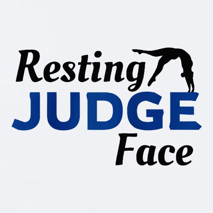 Resting Gymnastics Judge Face Raglan Baseball Sueded Cloud Jersey T-Shirt