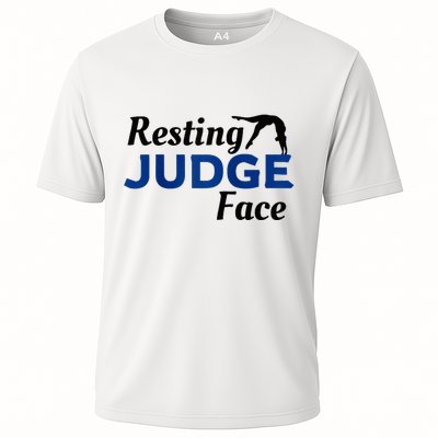 Resting Gymnastics Judge Face Raglan Baseball Performance Shirt
