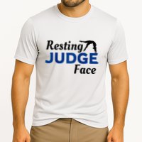 Resting Gymnastics Judge Face Raglan Baseball Performance Shirt